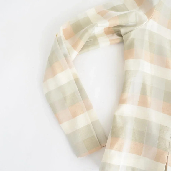 Vintage Sheri Martin New York made in U.S.A. Three  Button Checker Blazer 8 - Picture 10 of 13